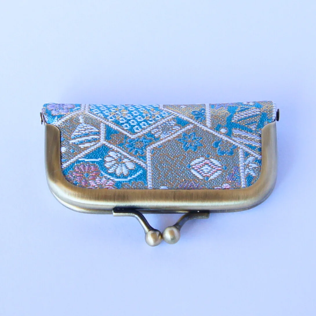 Another view of the blue colorway, pattern 1