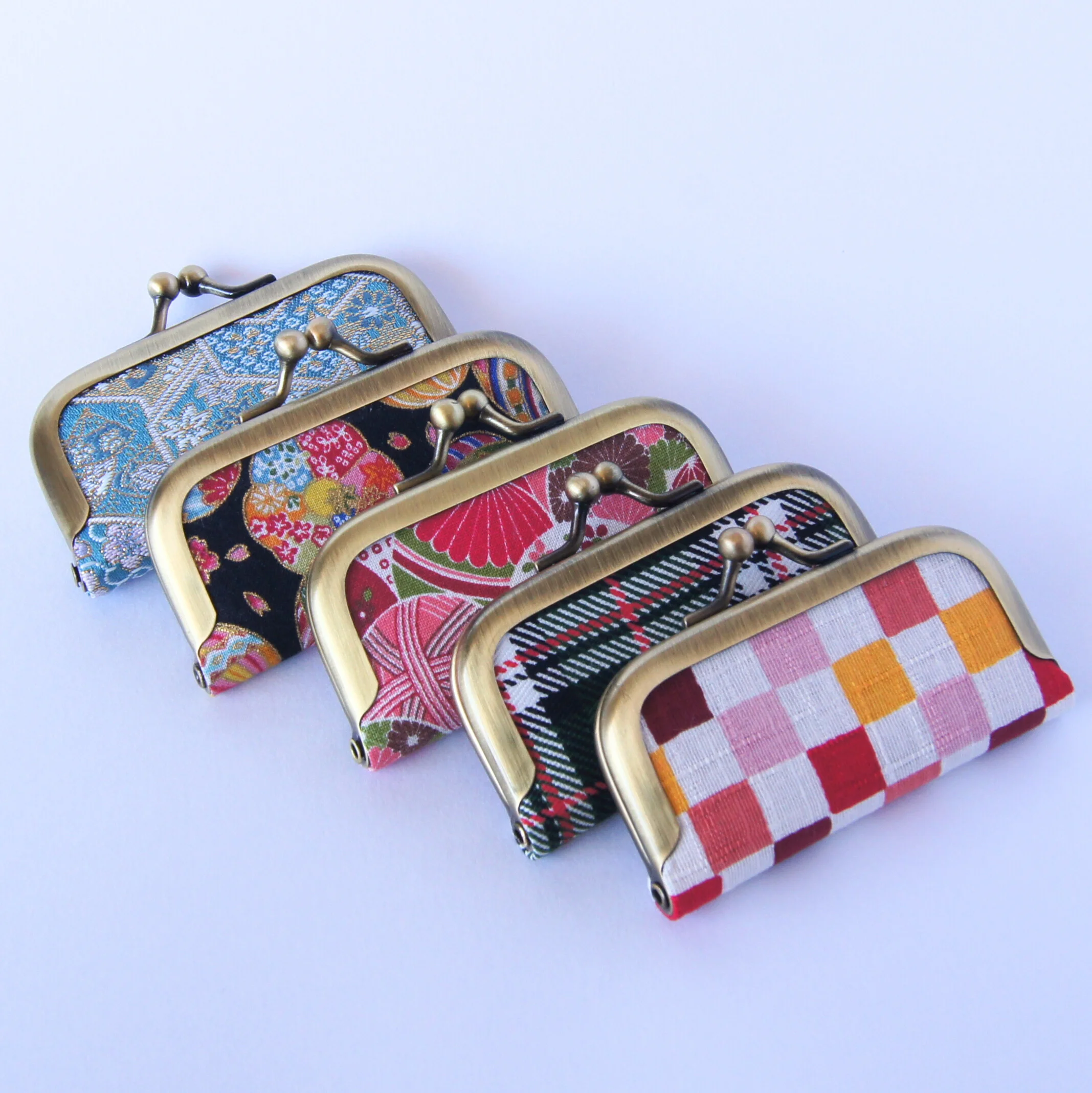 Handmade Japanese coin purse with gusset