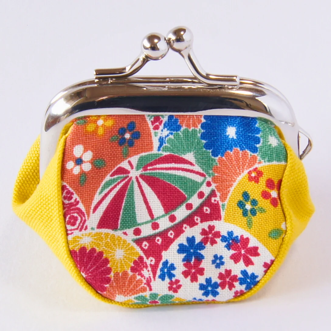 Another view of the yellow Mari and Sakura purse, color 1
