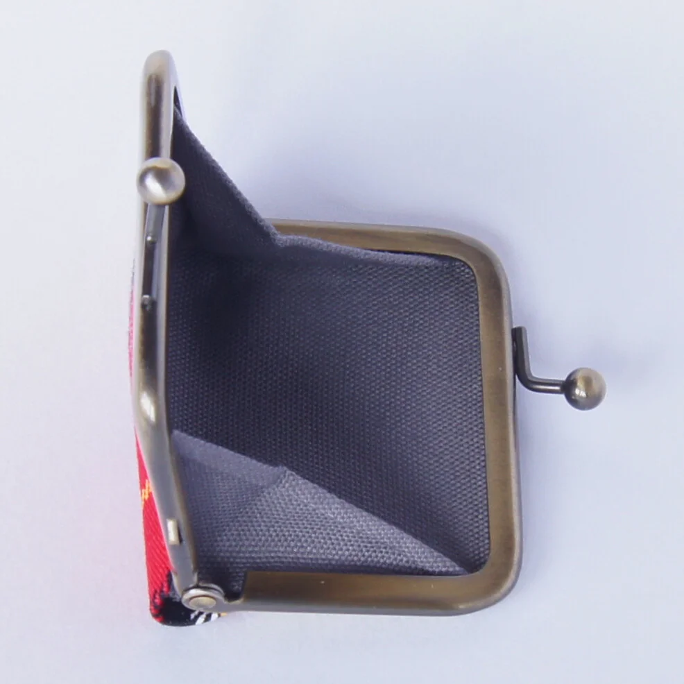 Accessories held inside the open pouch