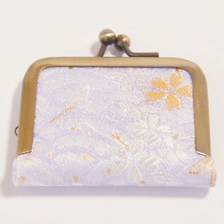 Purple fabric with antique-gold clasp, color 3