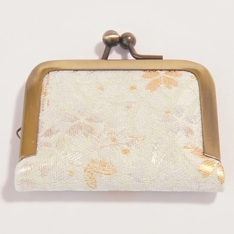 Green fabric with antique-gold clasp, color 4