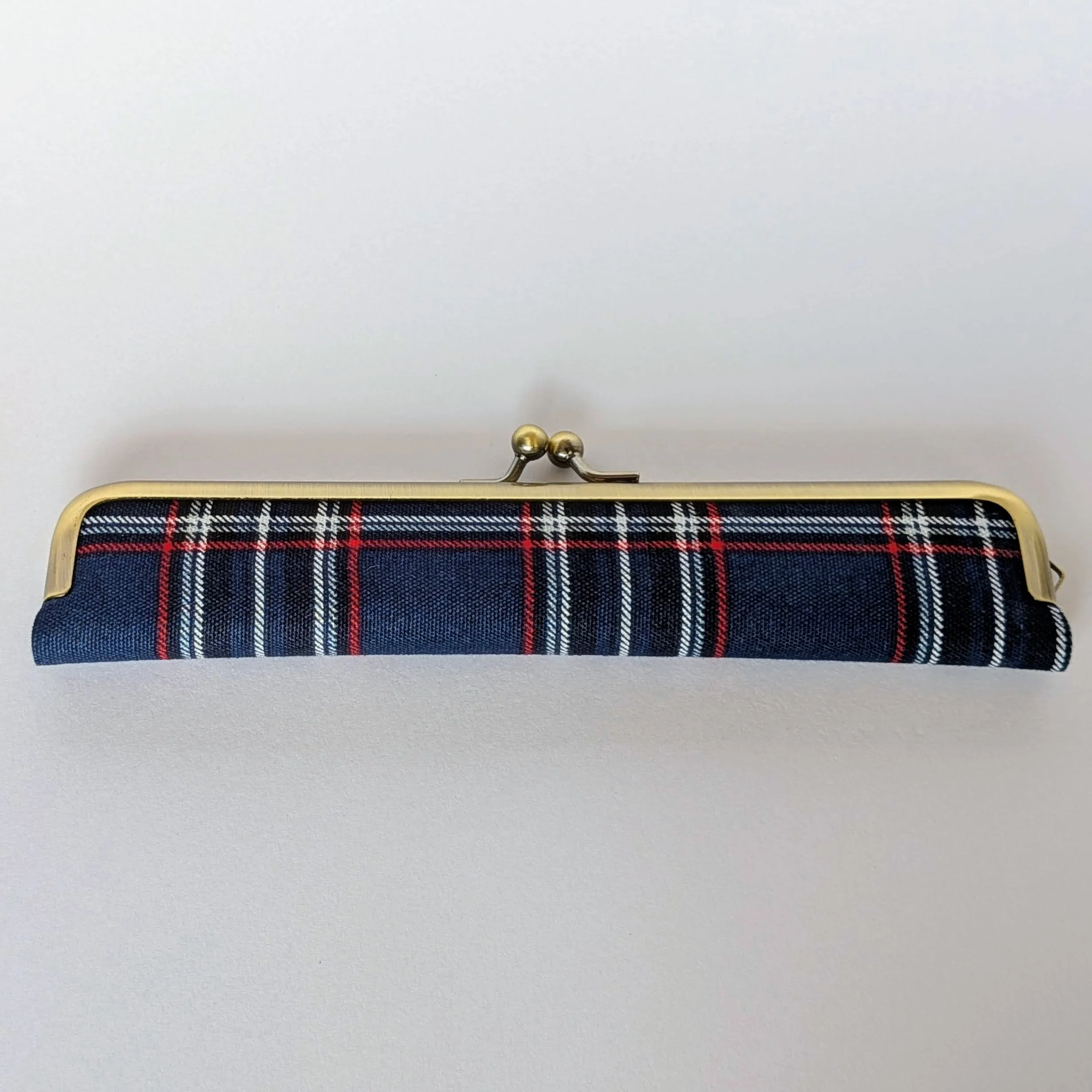 Blue colorway of the pen case