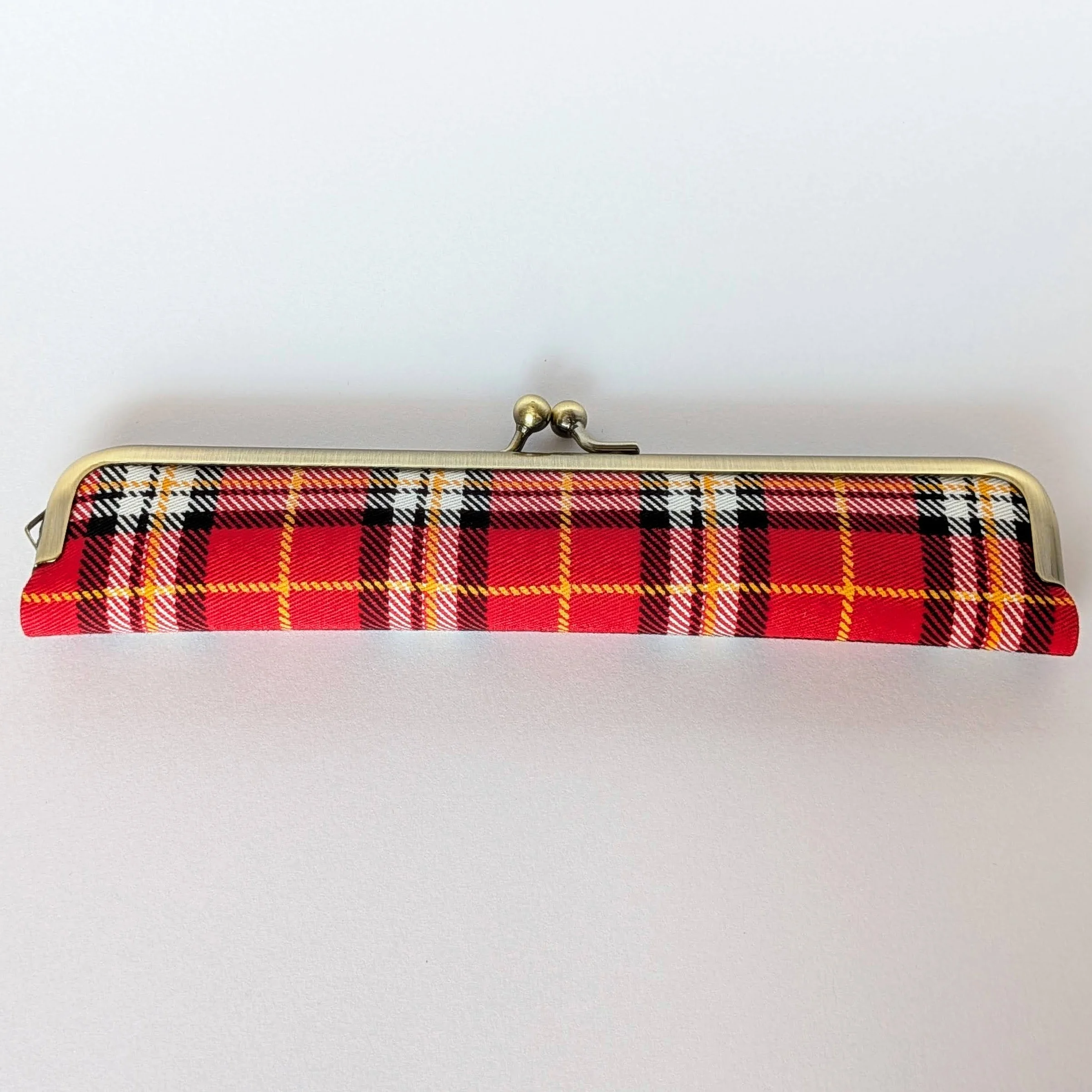 Red colorway of the pen case