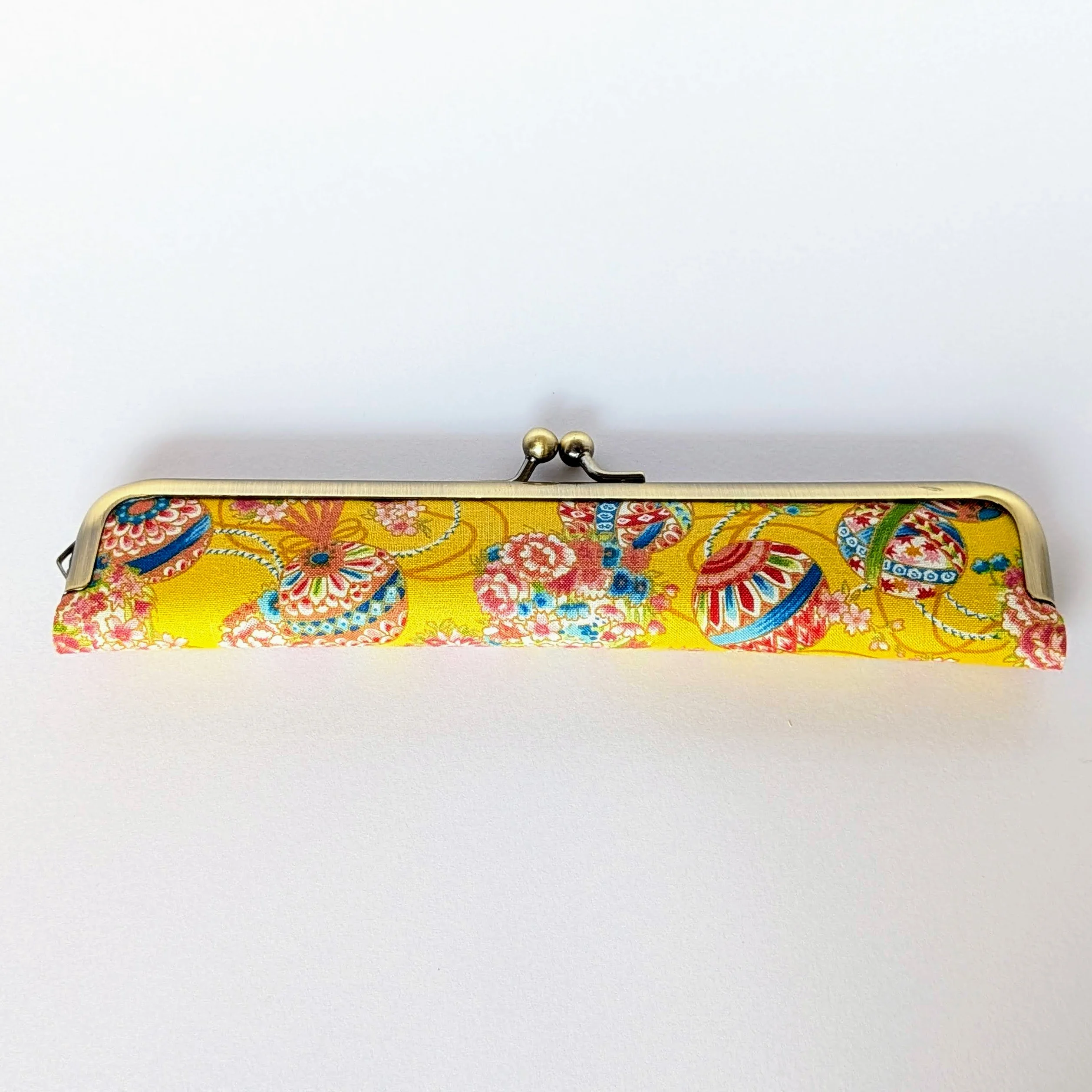 Yellow colorway of the pen case